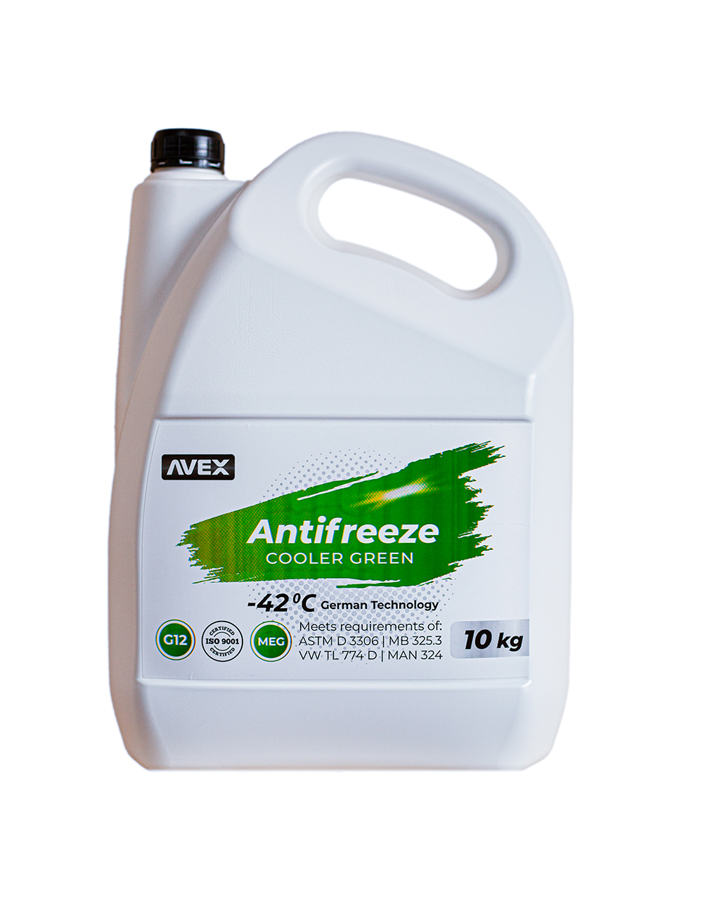 Антифриз AVEX Cooler Green MEG "-42 °G 11", 10